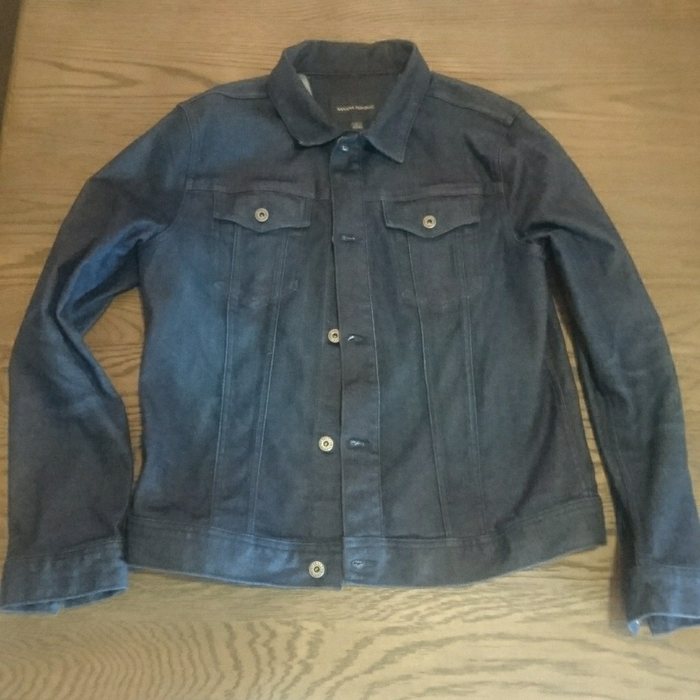 Dark blue denim jacket